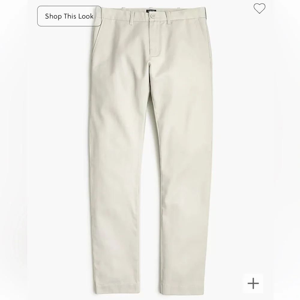 J crew stone Slim-fit flex chino pant
